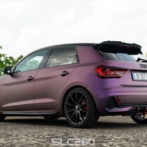 Folienprinz Futurewrap Audi A1 Matte Black Purple 3