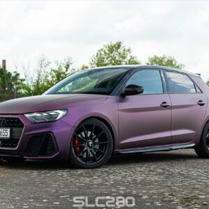 Folienprinz Futurewrap Audi A1 Matte Black Purple 8